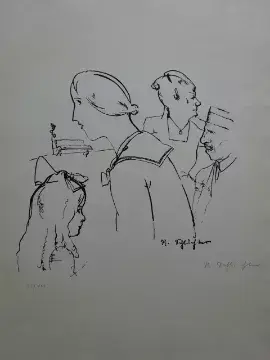 Schlichter - 4 Lithographien