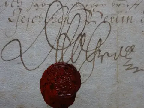 Grote - Lehnsurkunde 1681