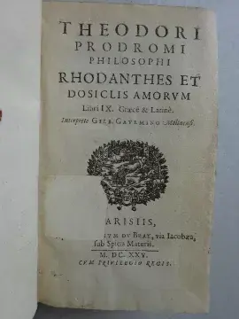 Prodromos - Rhodantes et Dosiclis