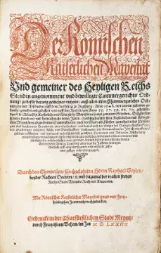 Seiler - Cammergerichts Ordnung