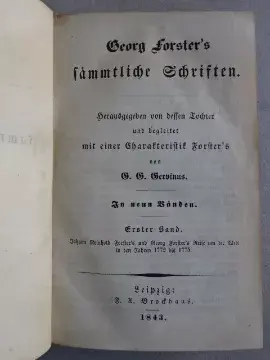 Forster - Schriften, 10 Bände