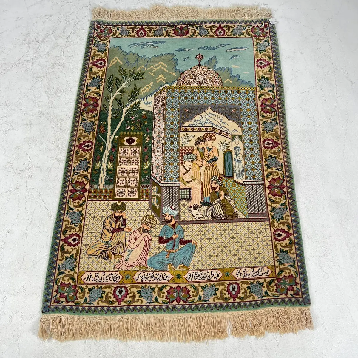 Orientalisk äkta matta, Figural, Iran