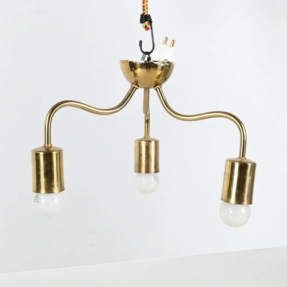 Josef Frank, taklampa, modell 2353, mässing, Firma Svenskt Tenn