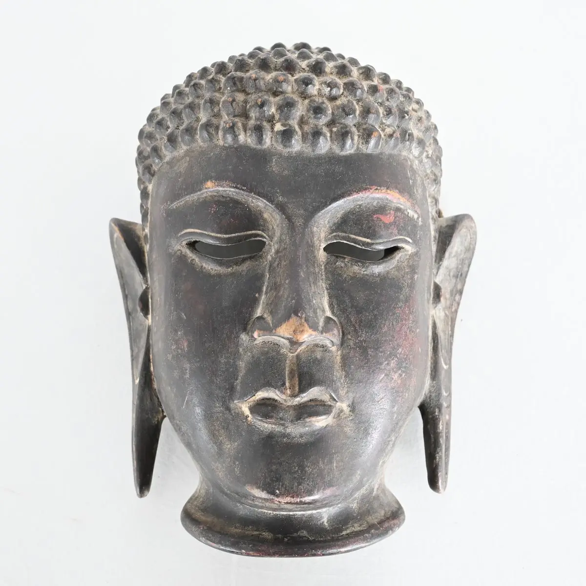 Huvud / Mask, Buddha, trä