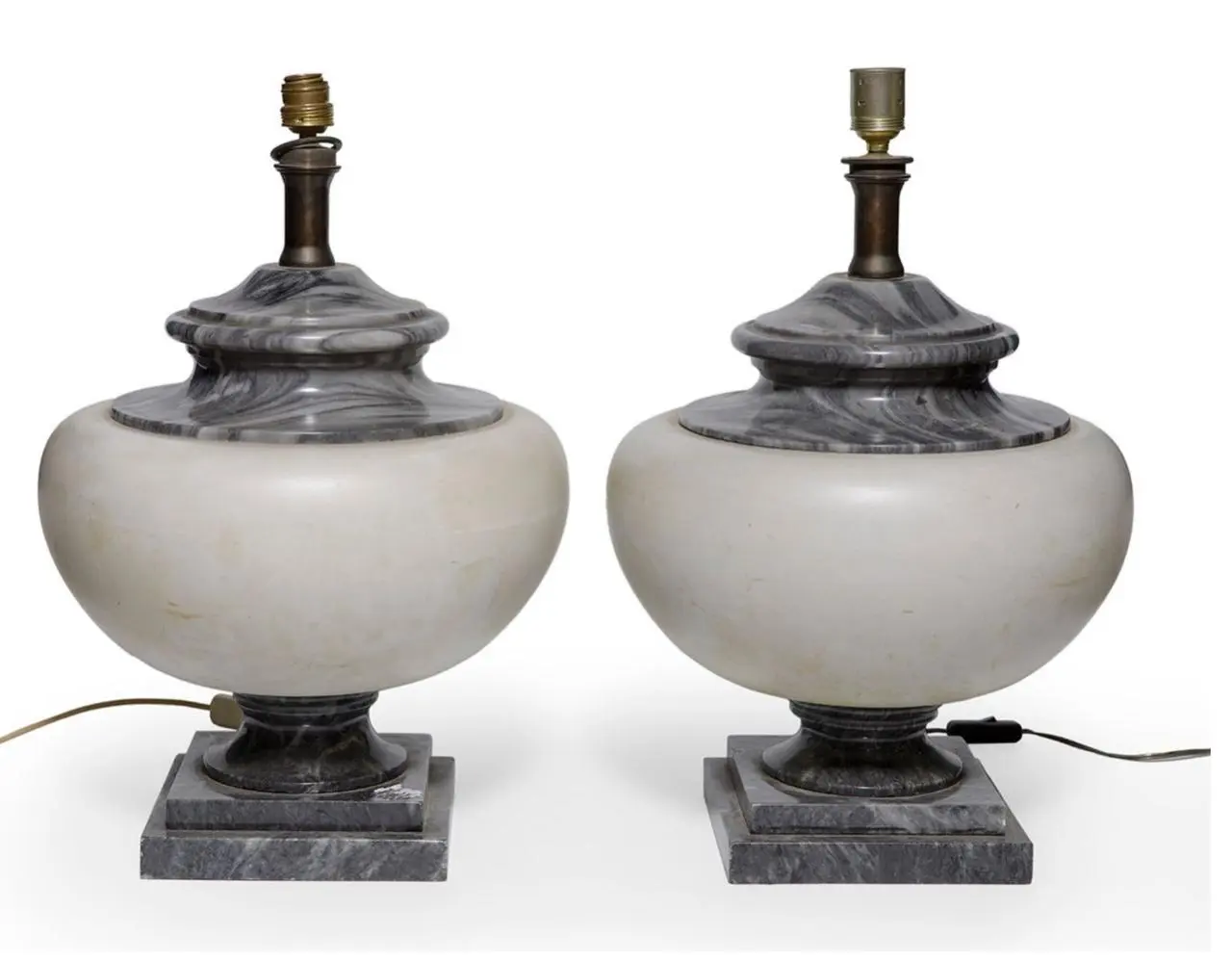 Pair of Art Deco table lamps – Possibly Italian school – circa 1930