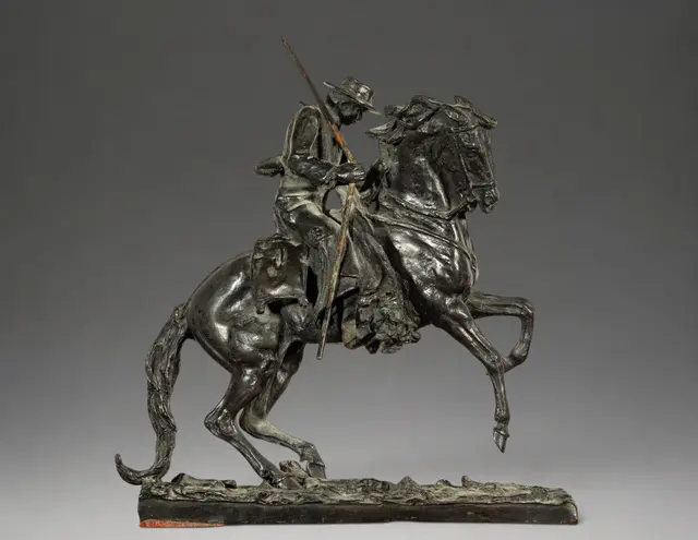 BRONZE THE PICADOR, 19TH CENTURY EUROPEAN SCHOOL
