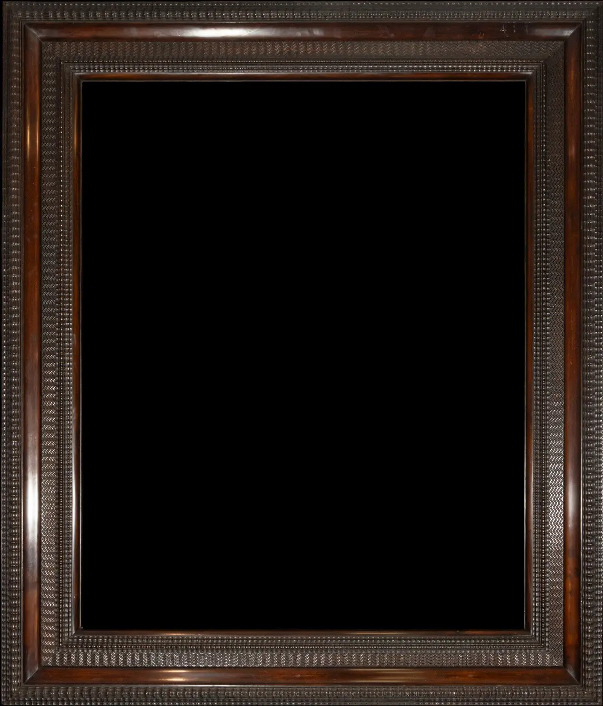 Frame in rosewood, Spanish School, 18th Century
