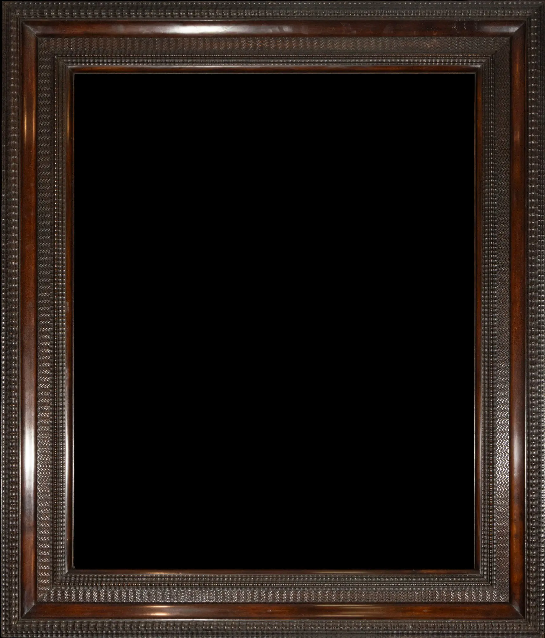 Frame in rosewood, Spanish School, 18th Century