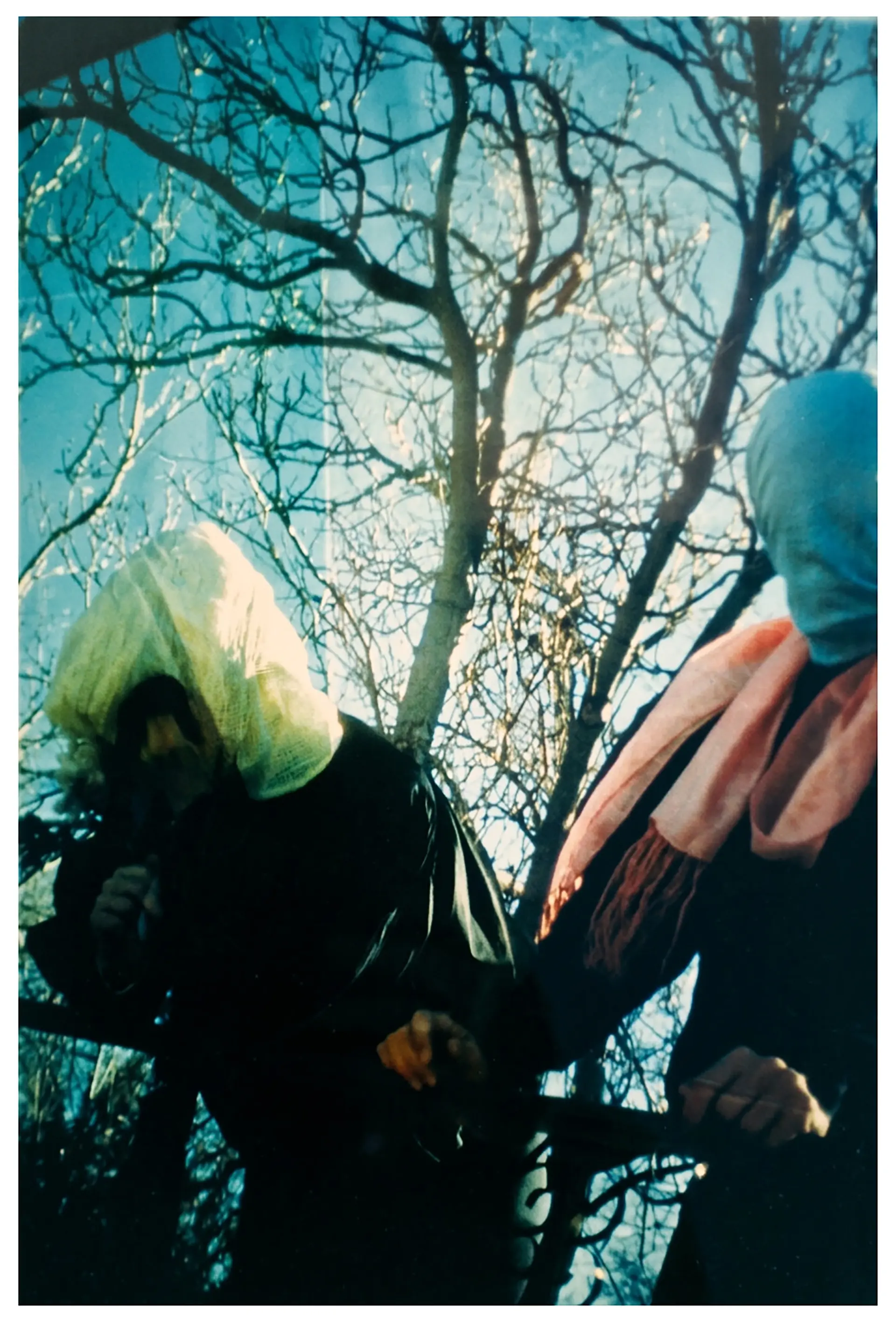 NORTH AMERICAN SCHOOL. 20TH CENTURY. Masked figures, 2000.