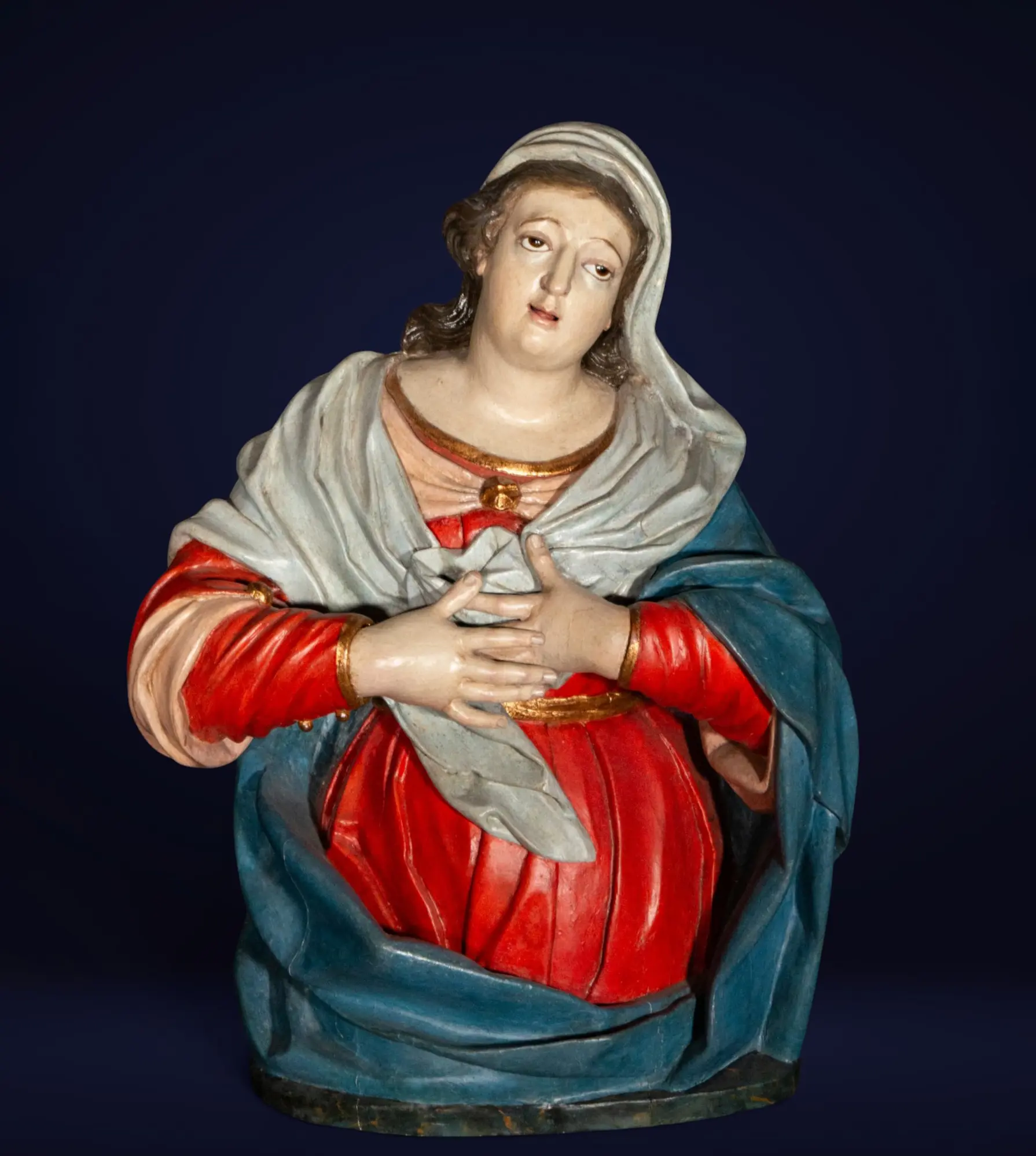 Our Lady of Sorrows. Attributed to Pedro de Ávila. Castilian School.