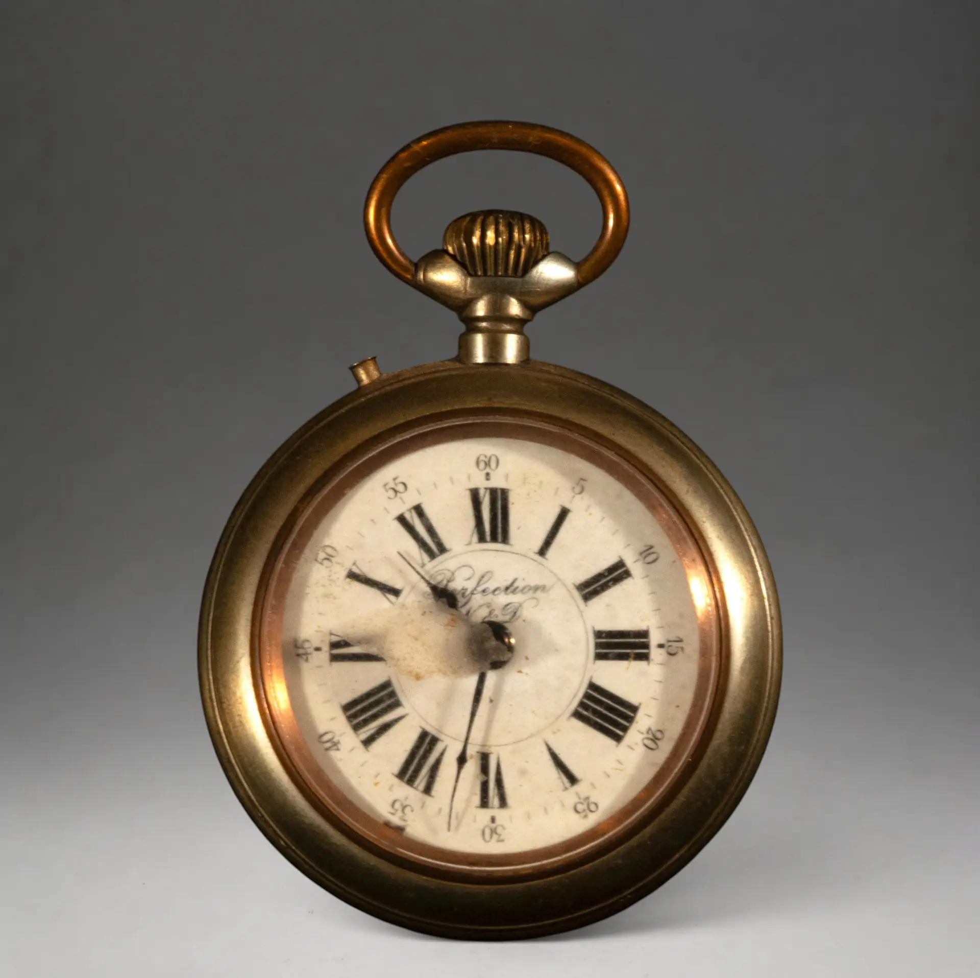Pocket watch with gold case