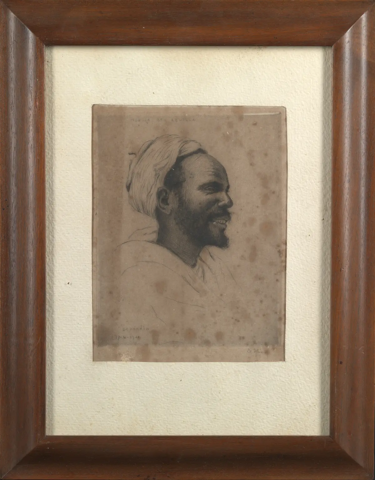 François de Hérain (1877 - 1962) - Portrait of an Oriental Man