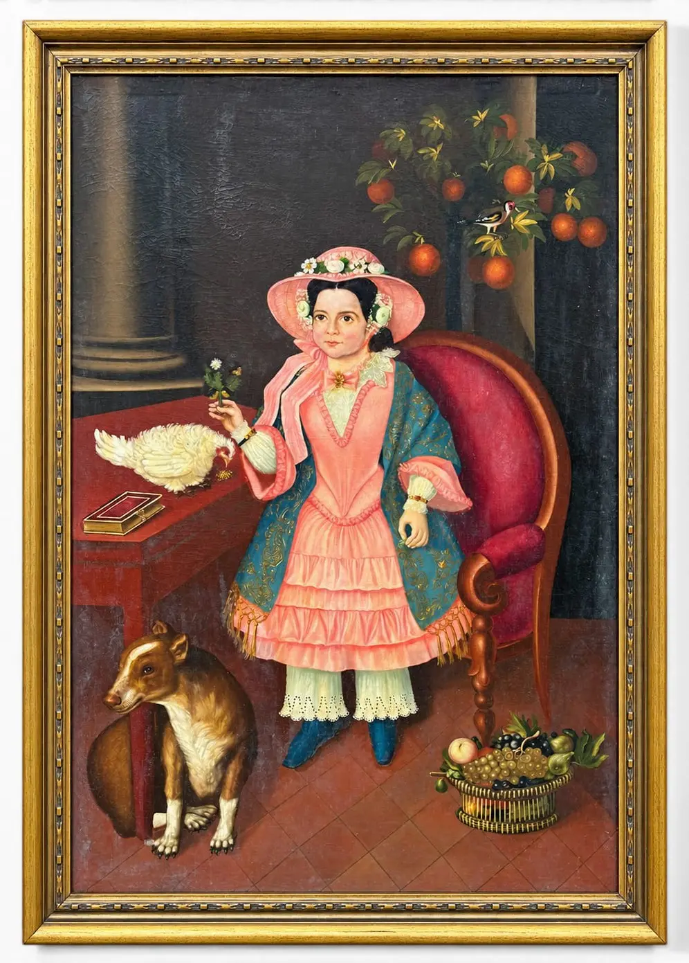 EXCEPTIONAL LATIN AMERICAN PORTRAIT OF THE 19TH CENTURY
