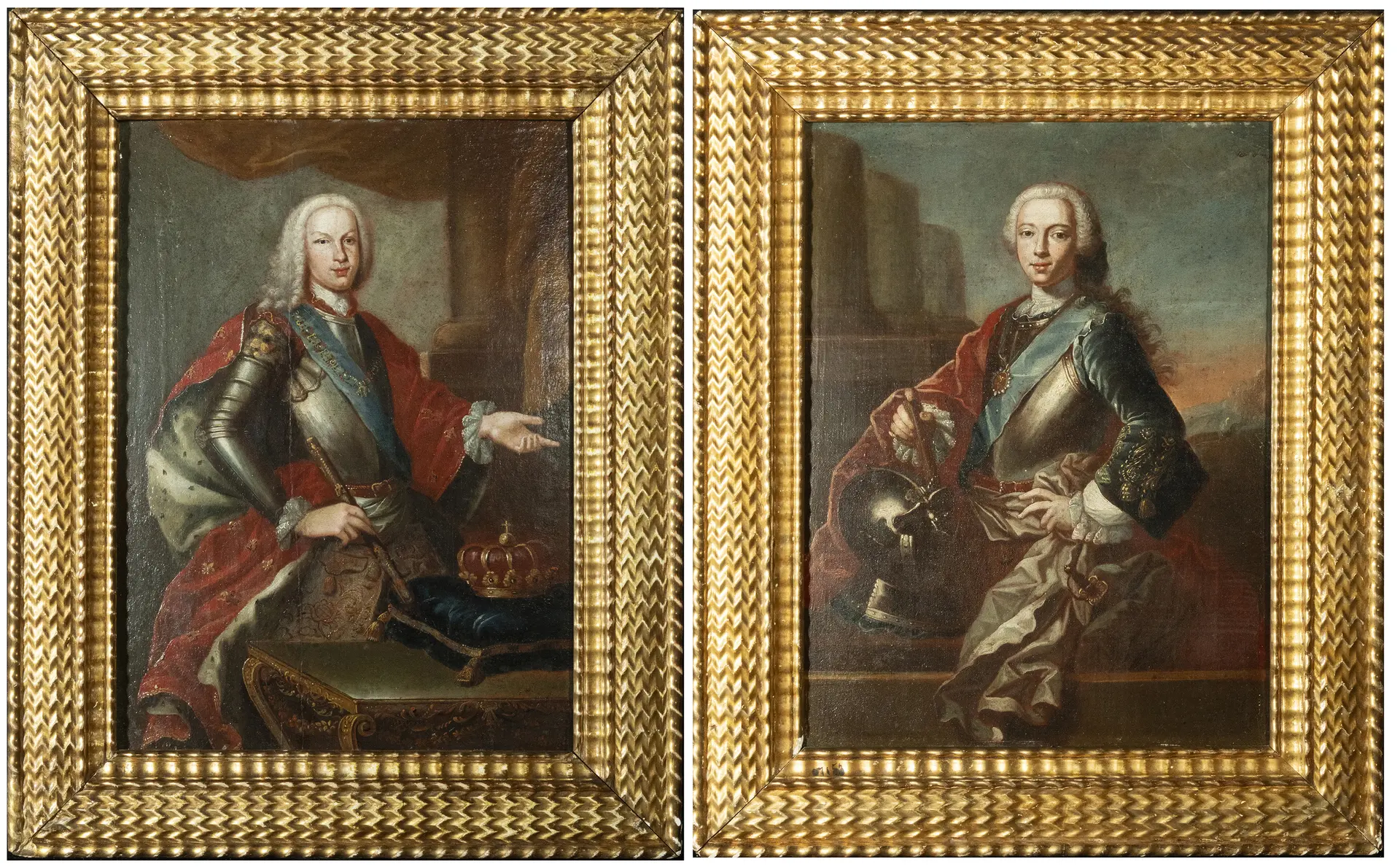 ATTRIBUTED TO JEAN RANC (1674-1735) EXCEPTIONAL PAIR OF PORTRAITS