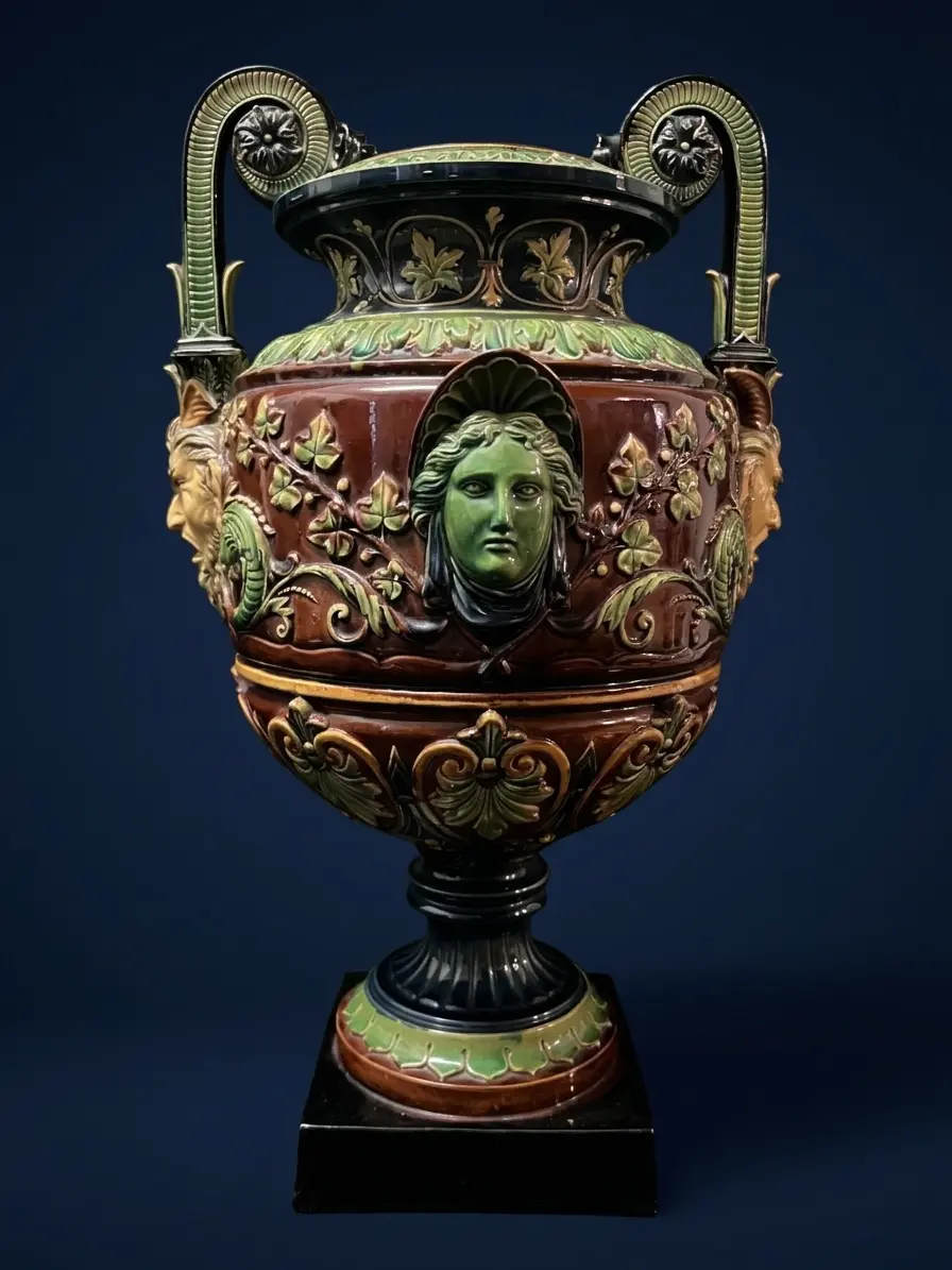 LARGE NEOCLASSICAL ART NOUVEAU W.S. & S. (Wilhelm Schiller & Sohn)