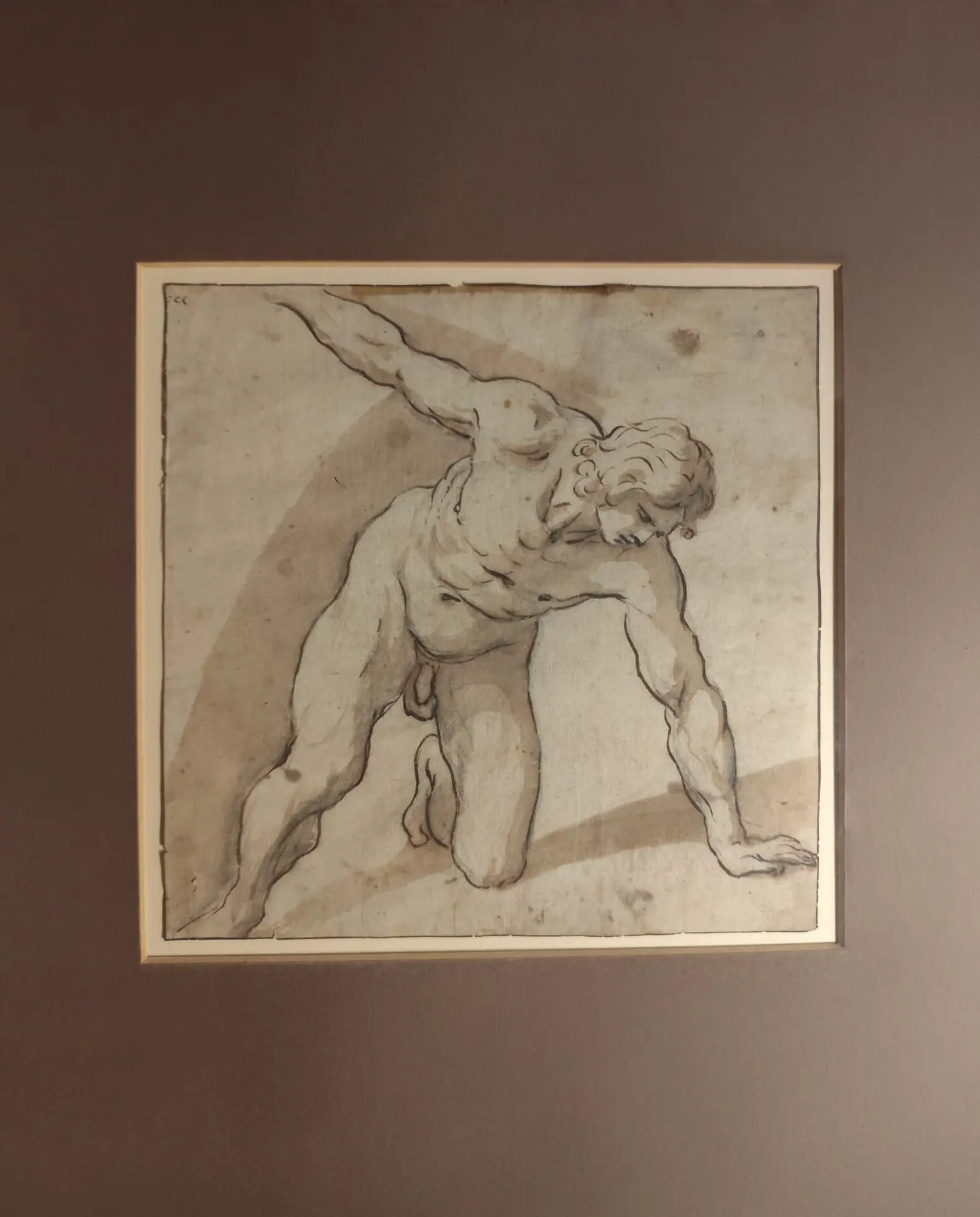 Annibale Carracci (Bologna, 1560 - Rome, 1609) - SIGNED, Drawing on