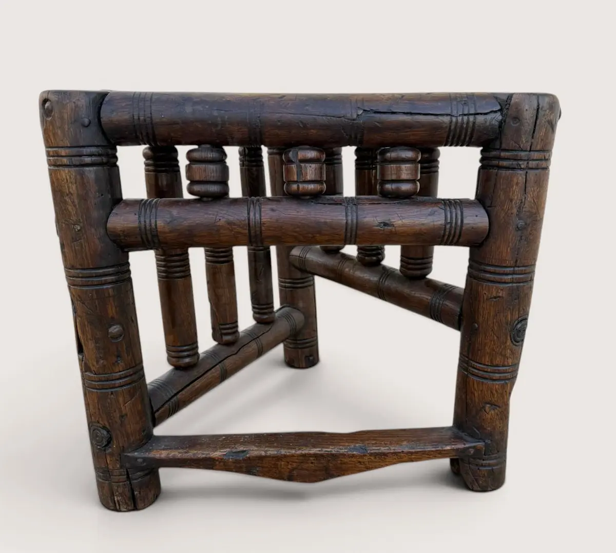 English or Scandinavian stool, based on late Romanesque models