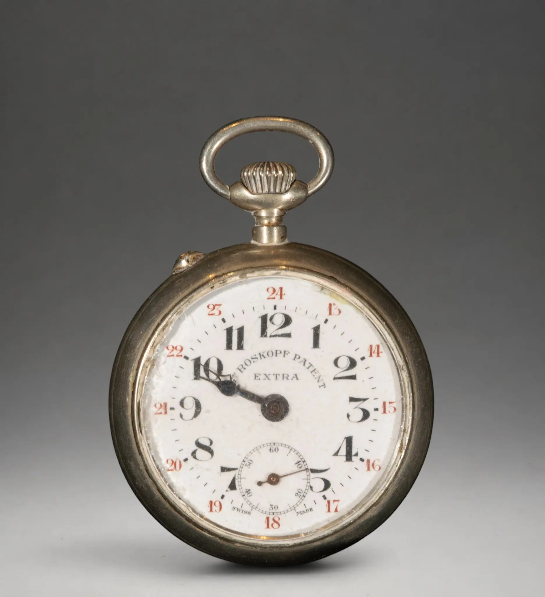 Pocket watch with Arabic numerals