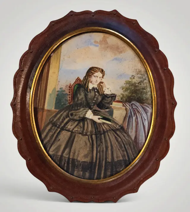 Sandor Strelisky Miniature, Hungary, 19th C