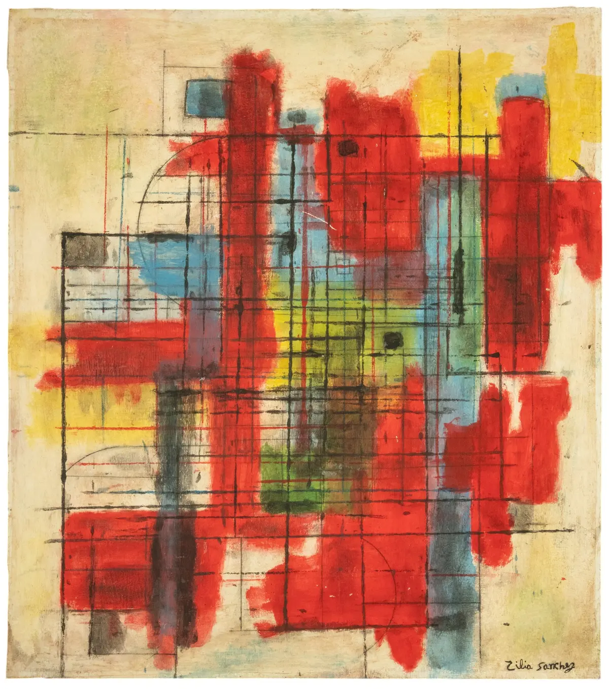 CILIA SÁNCHEZ, SIGNED, LATIN AMERICAN ART