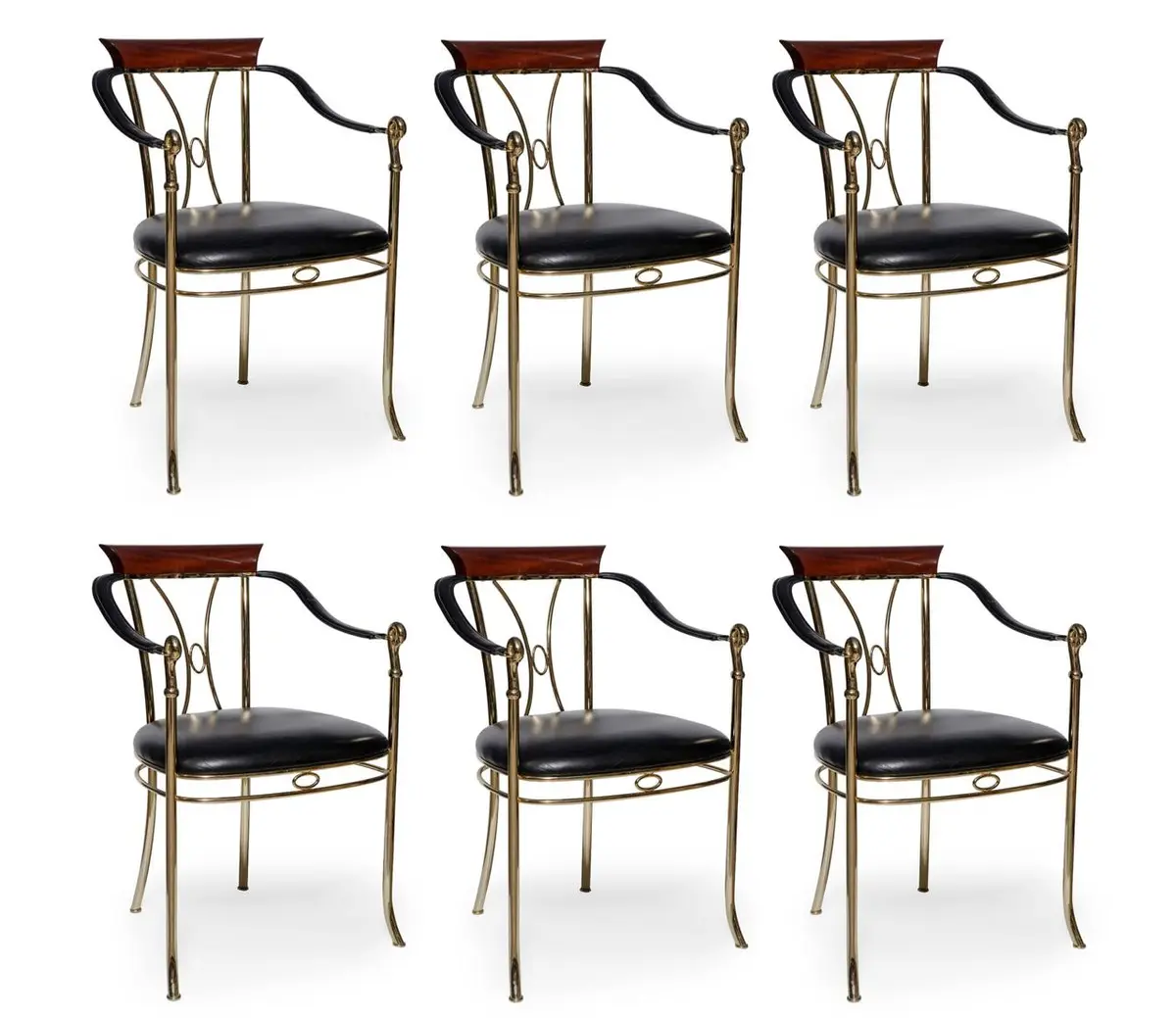 Set of six chairs, model "Swan" – Manuel Vidal Grau (1934-2016) – 1980s