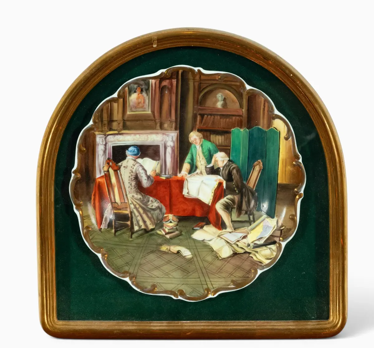AUSTRIA PLATE, VIENNA, 19TH CENTURY