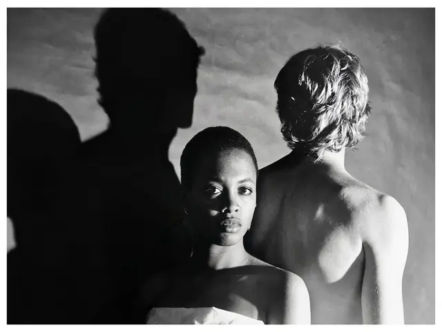 NORTH AMERICAN SCHOOL. 20TH CENTURY. Portrait with shadows, 2000.