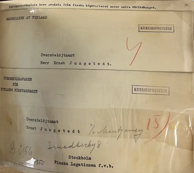 Hela Världen. Korrespondens till svensk officer