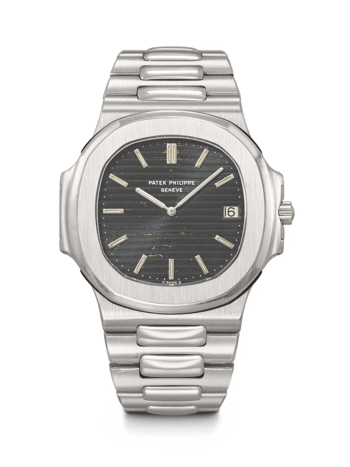 Patek Philippe. A Very Rare Stainless Steel Automatic Wristwatch with