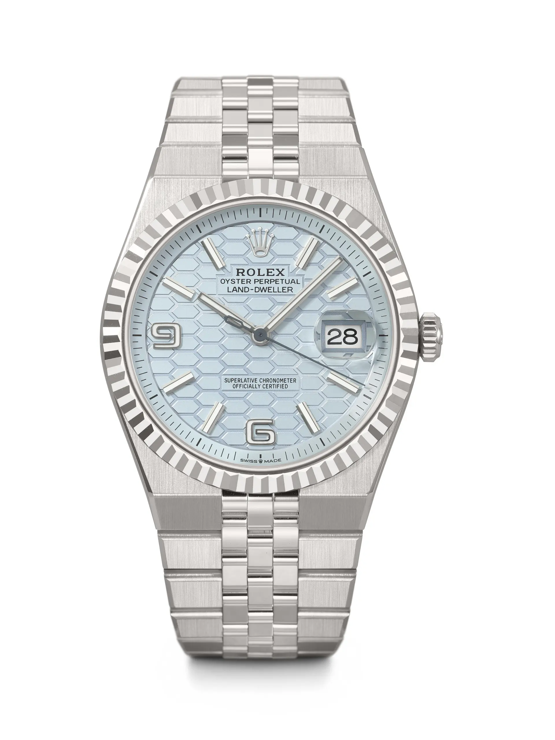 Rolex. An Important and Heavy Platinum Automatic Wristwatch with Sweep