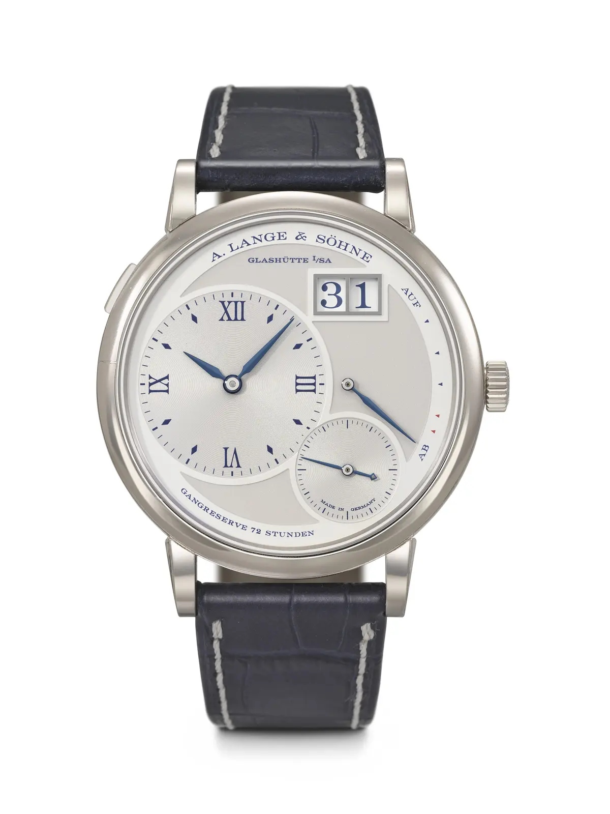 A. Lange & söhne. A Highly Attractive 18K White Gold Limited Edition