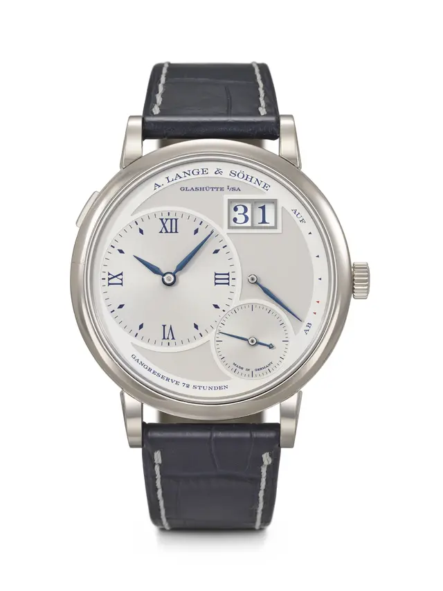 A. Lange & söhne. A Highly Attractive 18K White Gold Limited Edition