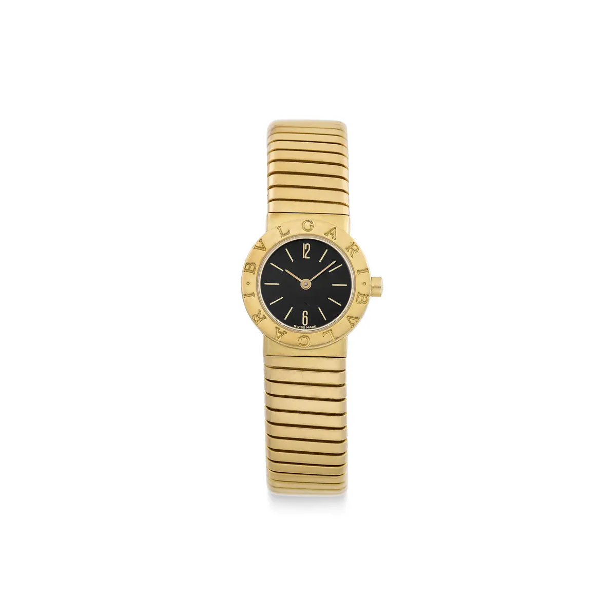 Bulgari Gold 'Tubogas' Wristwatch