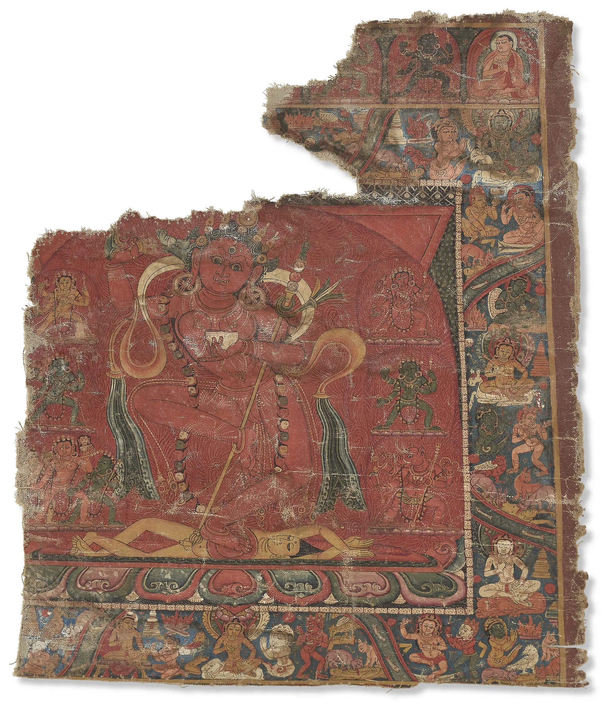A Thangka Fragment of Vajravarahi