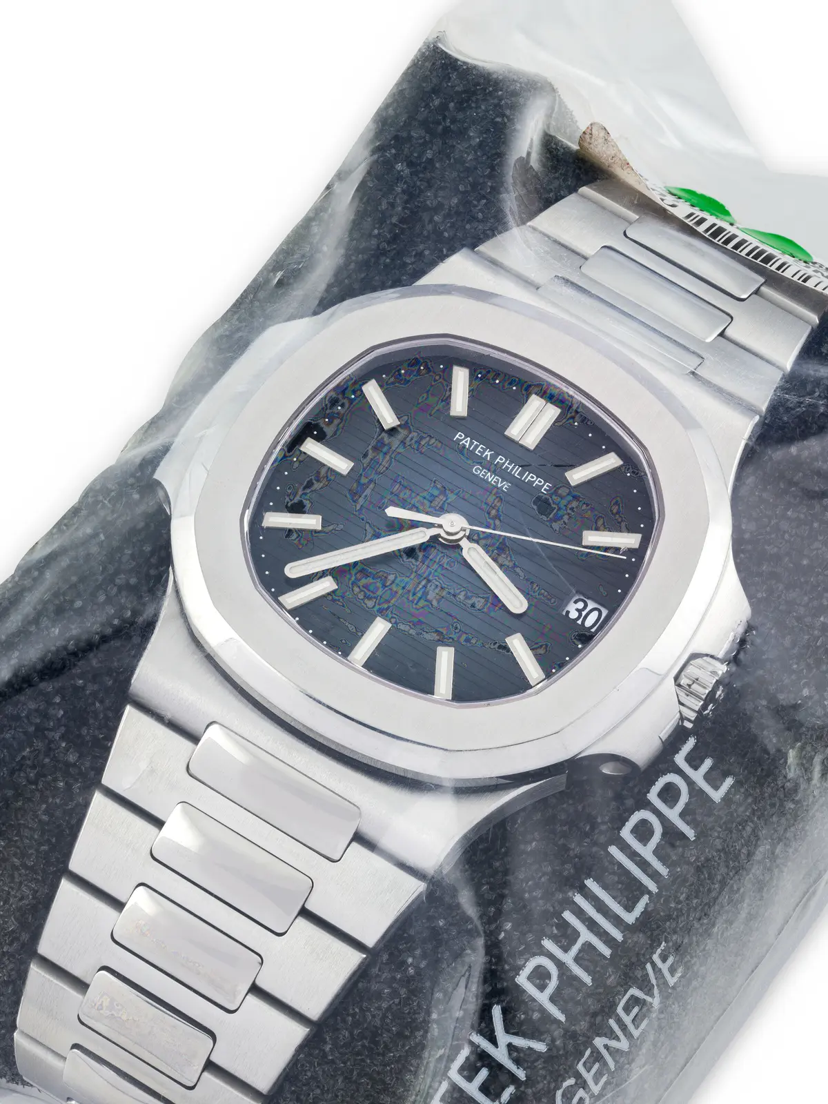 Patek Philippe. A Very Rare Stainless Steel Automatic Wristwatch with