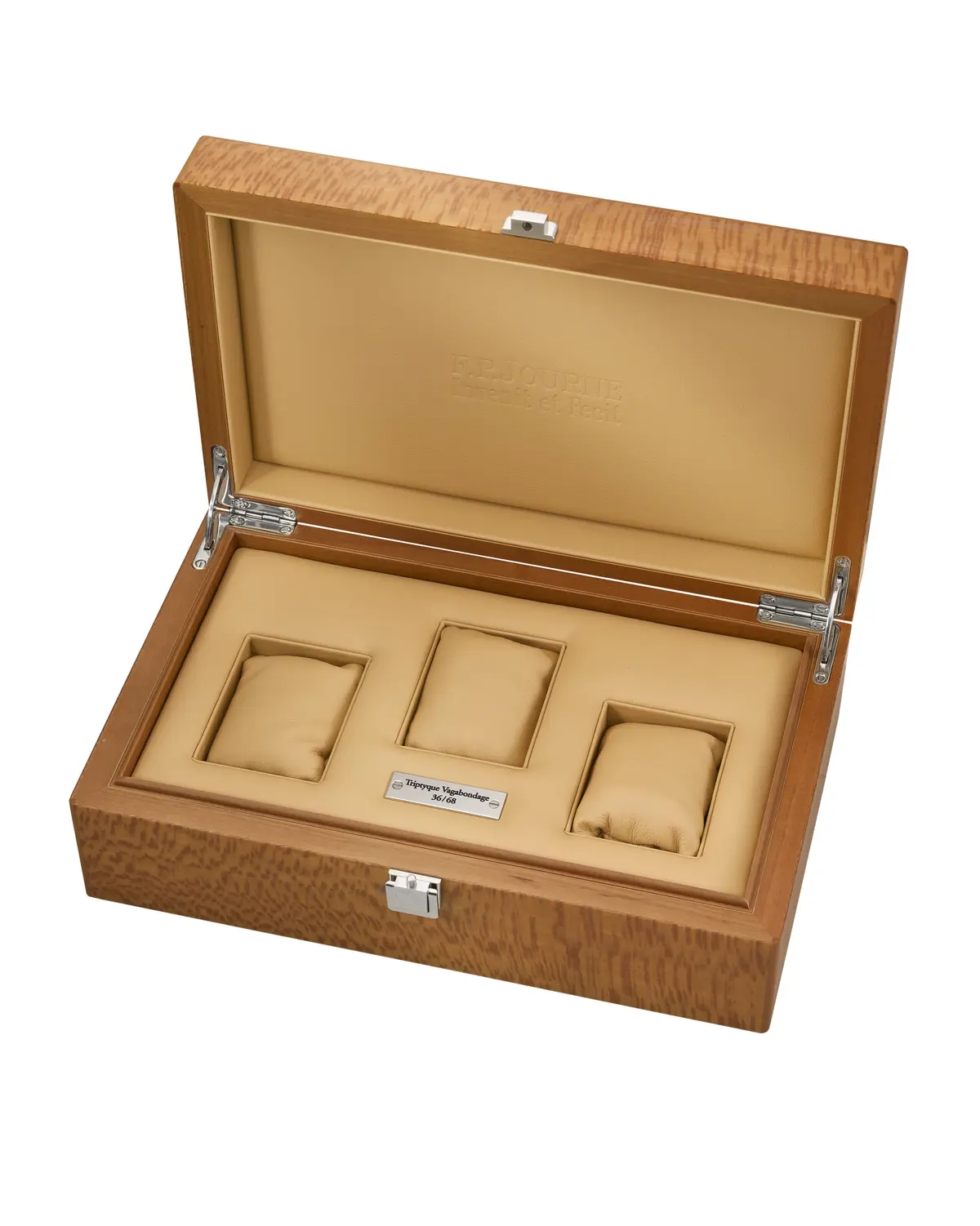 F.p. Journe. A Unique Presentation Box, Made for the Triptyque Vagabondage Set