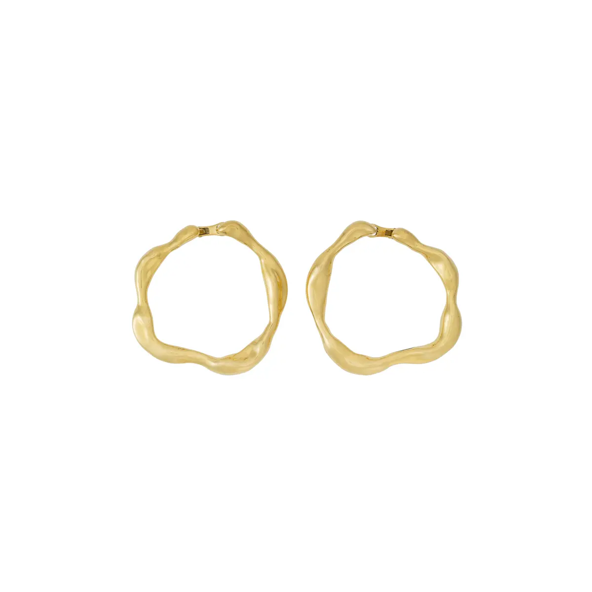 Dior Pair of Gold 'Nougat' Earrings
