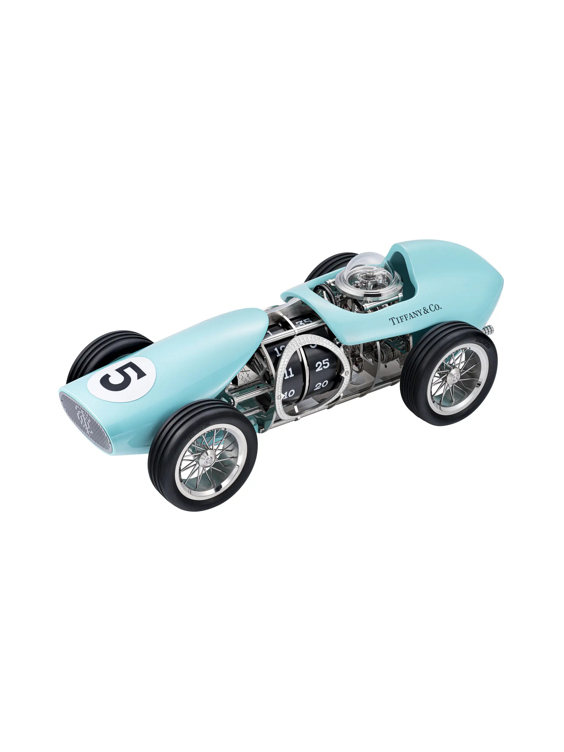 TIFFANY & CO. A VERY RARE AND UNUSUAL STAINLESS STEEL, ALUMINIUM AND