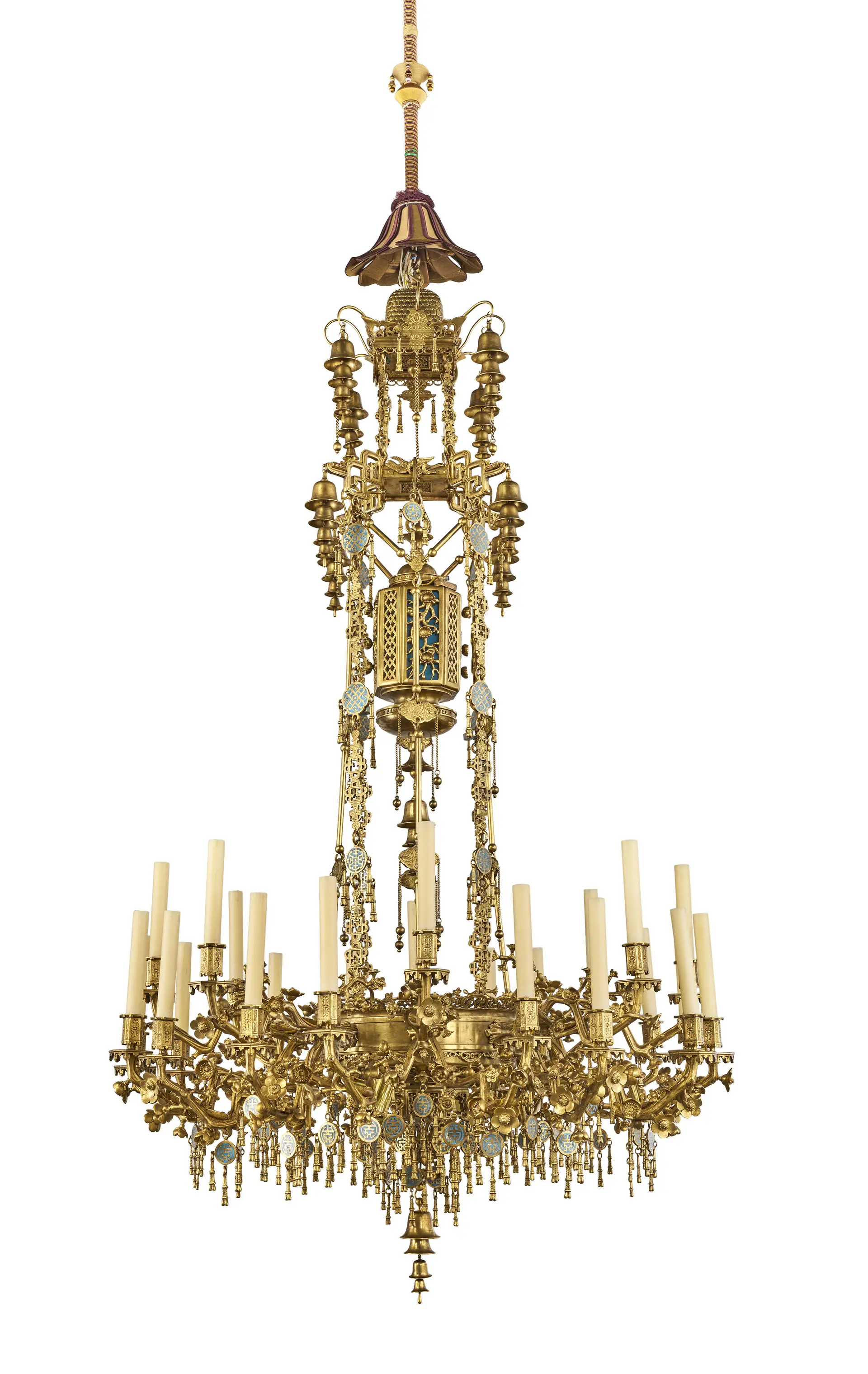 Lustre Japonisant D'époque Napoléon Iii