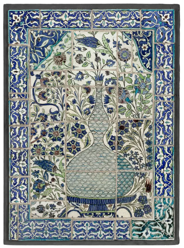 A Damascus Tile Panel