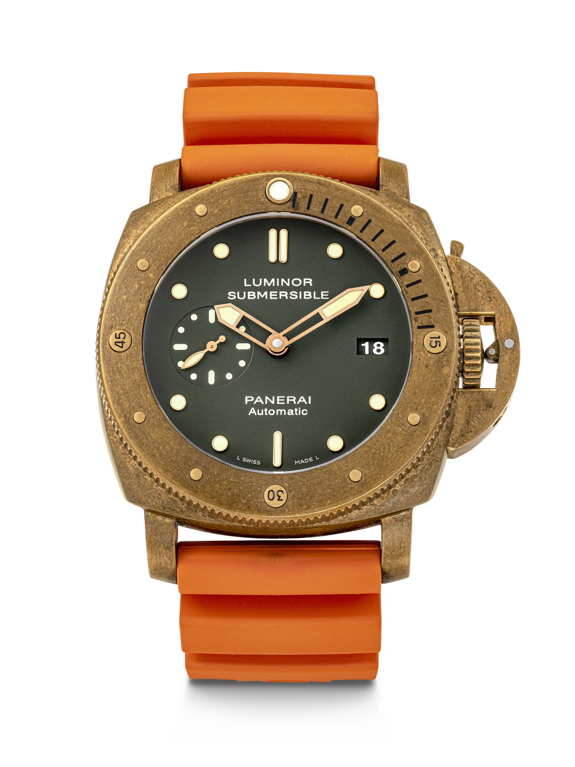 Panerai. A Rare Bronze and Titanium Limited Edition...