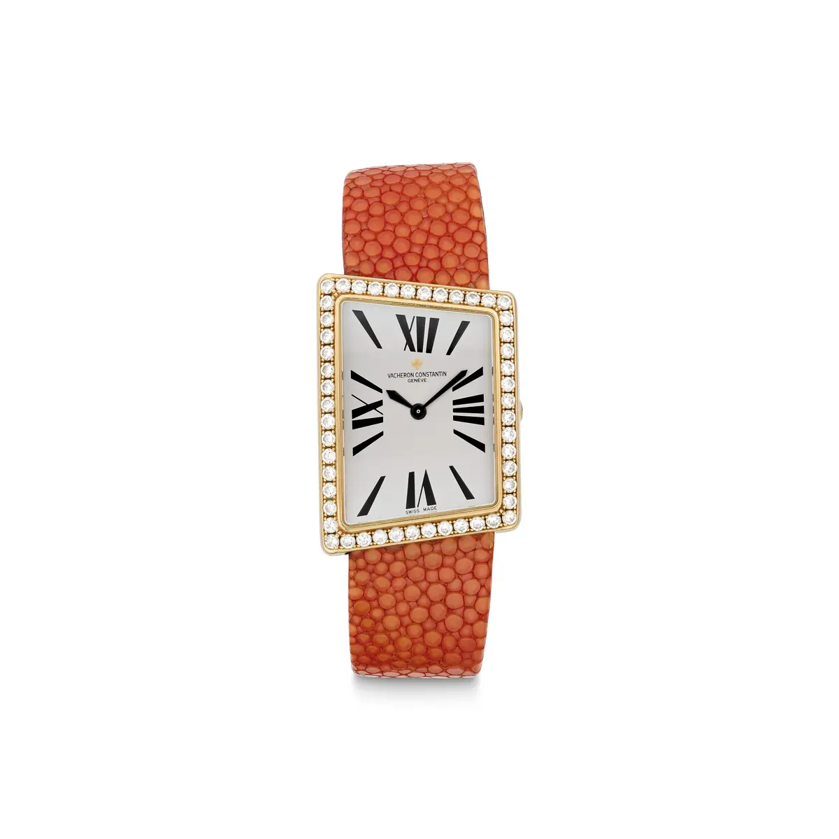 Vacheron Constantin Enamel and Diamond '1972' Wristwatch