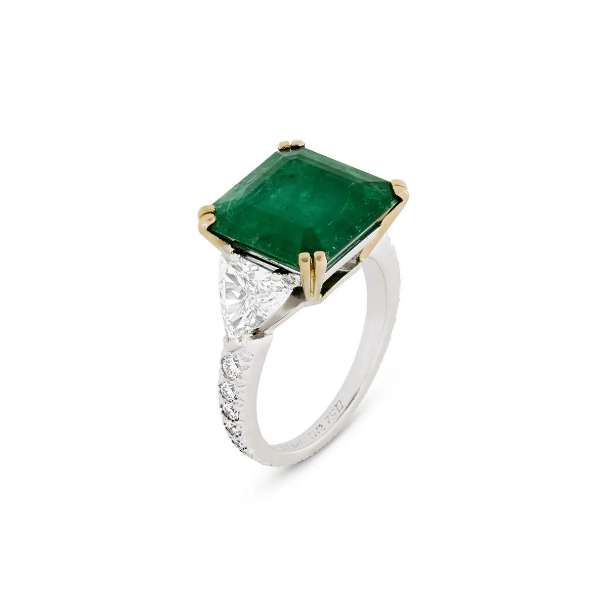 Emerald and Diamond Ring, Monture Boucheron