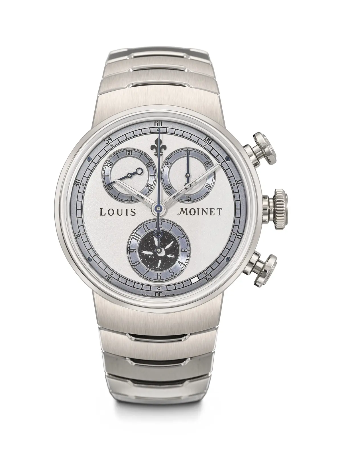 Louis Moinet. A Unique and Attractive Titanium Chronograph Wristwatch