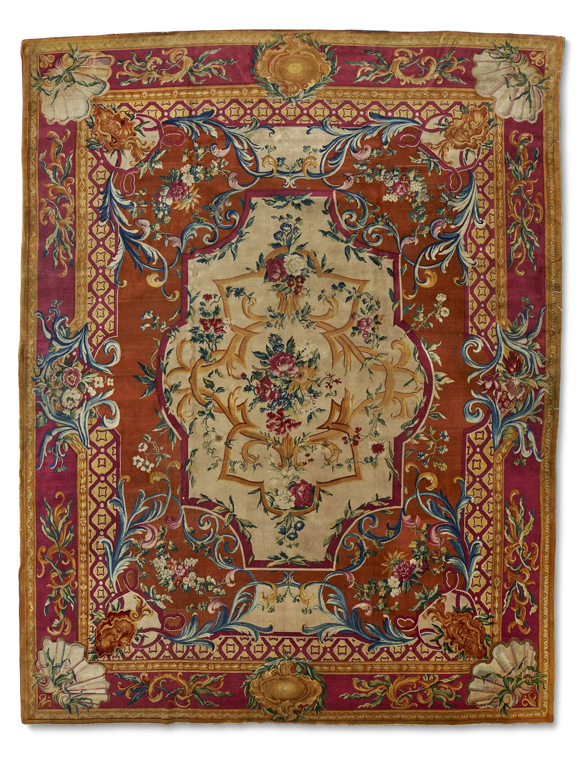 Tapis D'époque Louis Xv