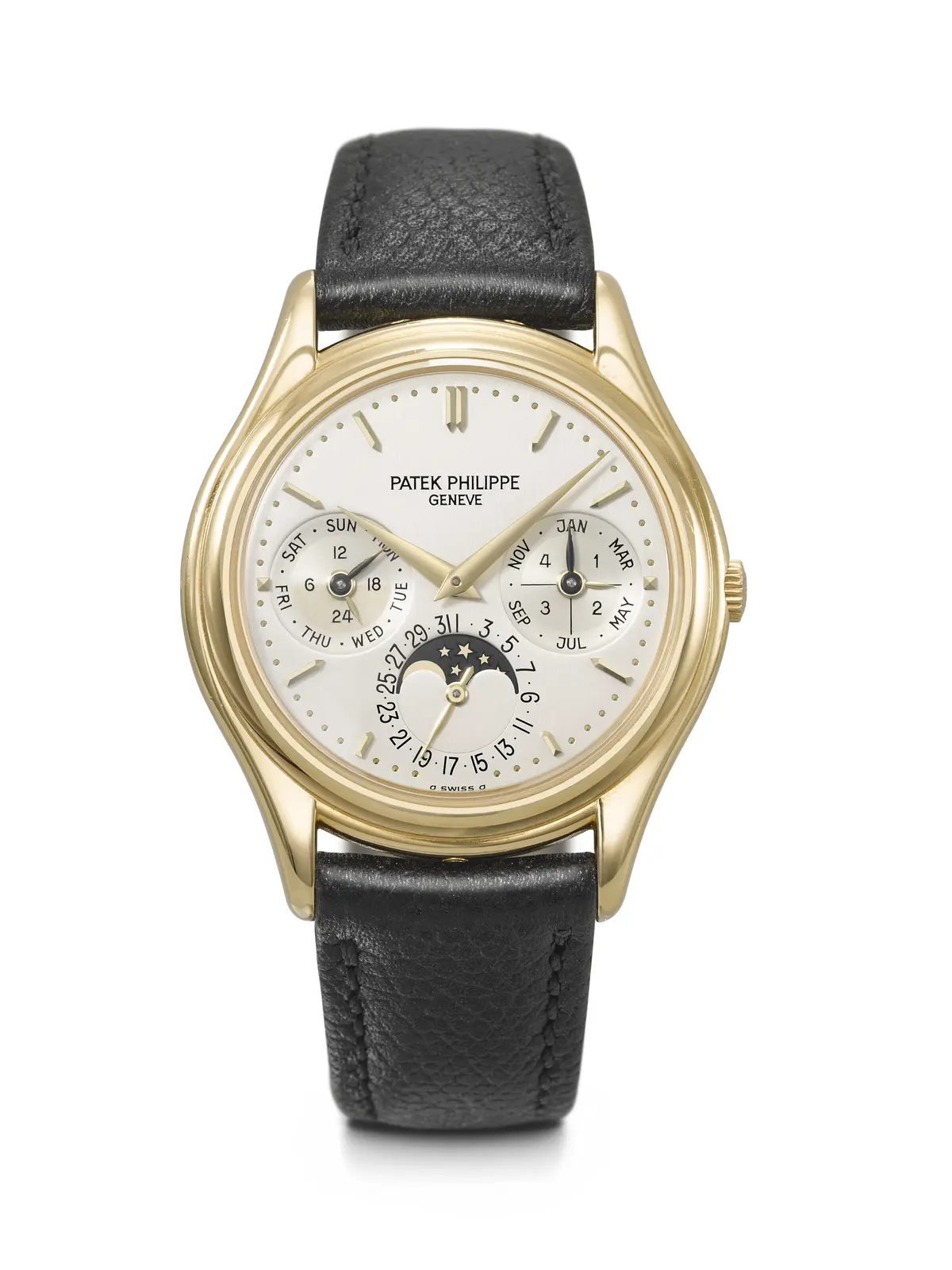 Patek Philippe. A Coveted and Elegant 18K Gold Automatic Perpetual