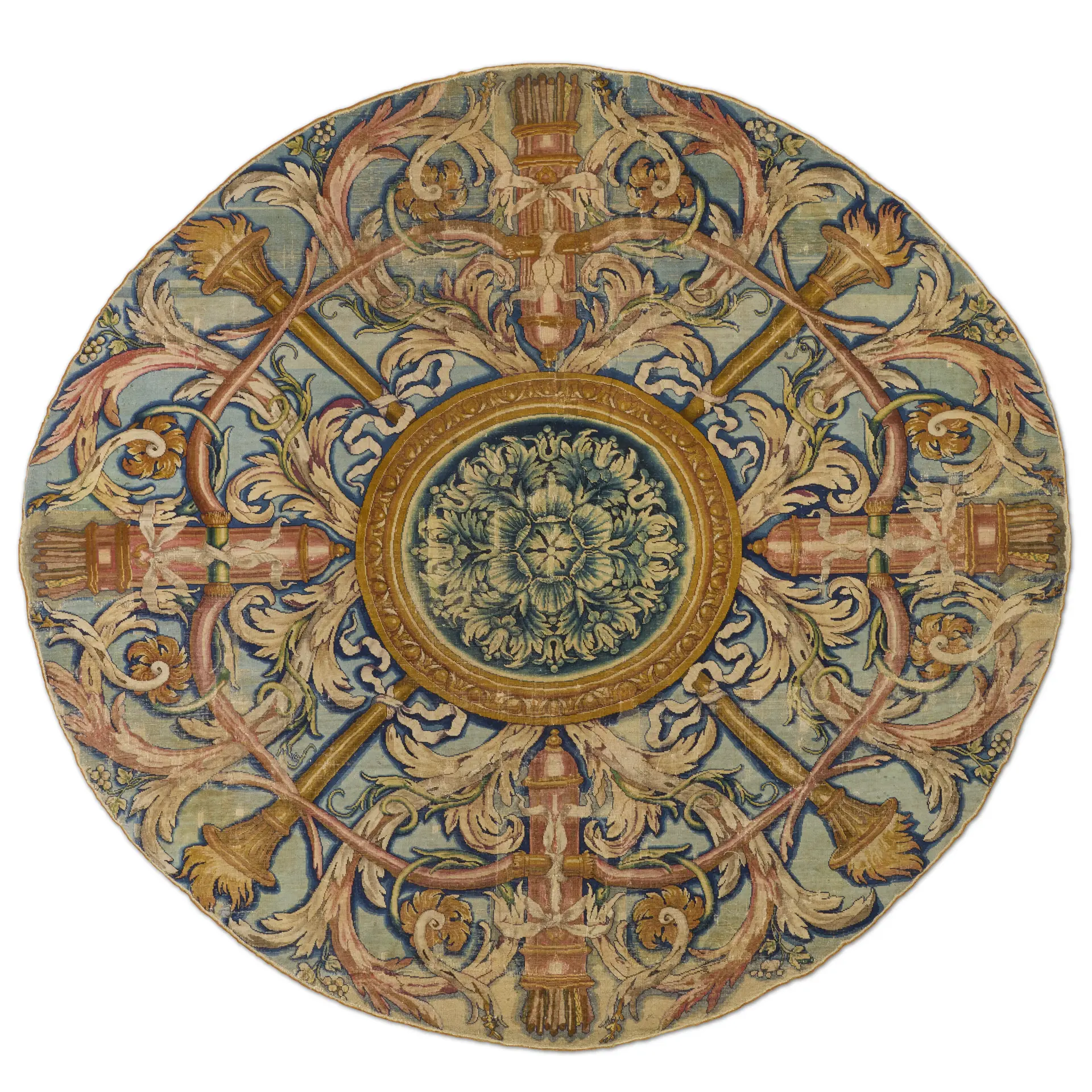 Centre De Tapis Royal D'époque Louis Xiv