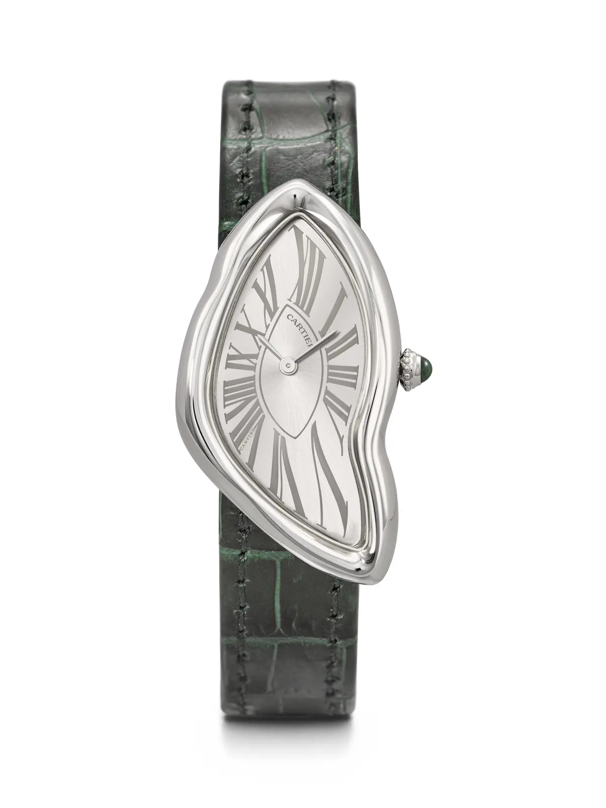 Cartier. A Special Order and Previously Unknown 18K White Gold Asymmetrical