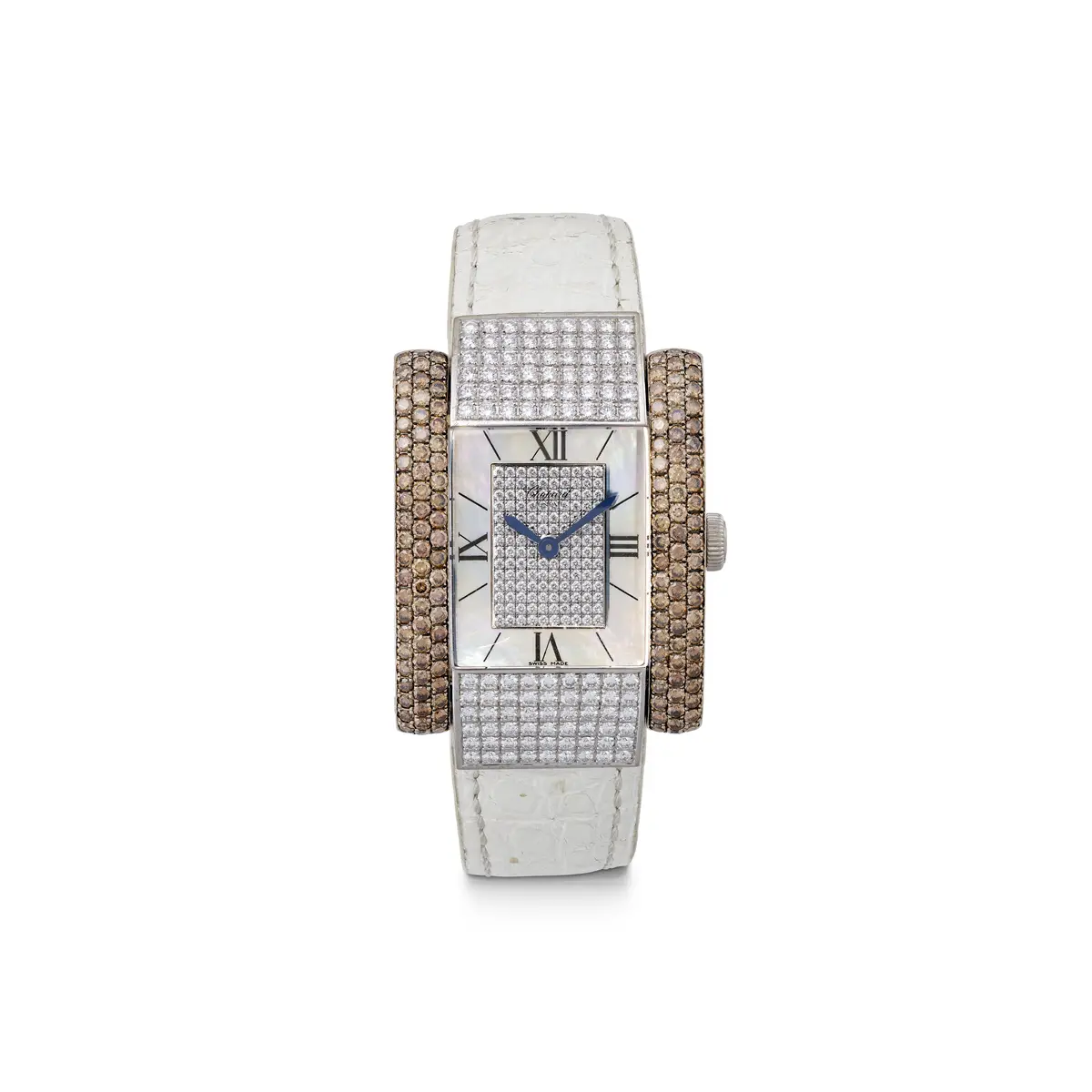 Chopard Mother-Of-Pearl, Coloured Diamond and Diamond 'La Strada' Wristwatch