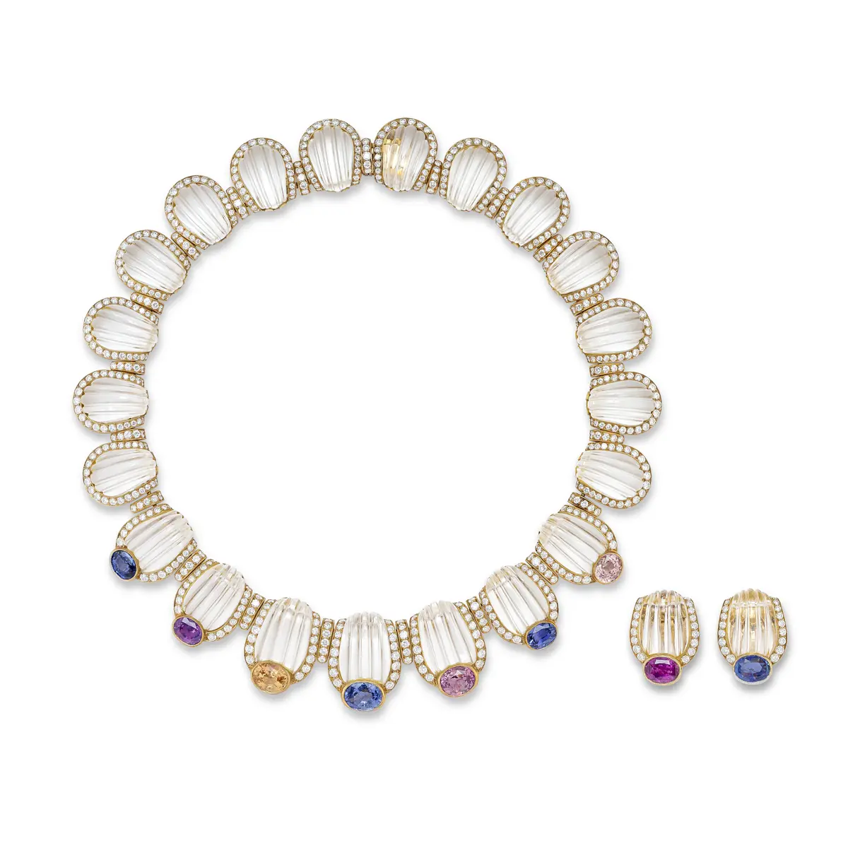 Boucheron Set of Multi-Gem Jewellery